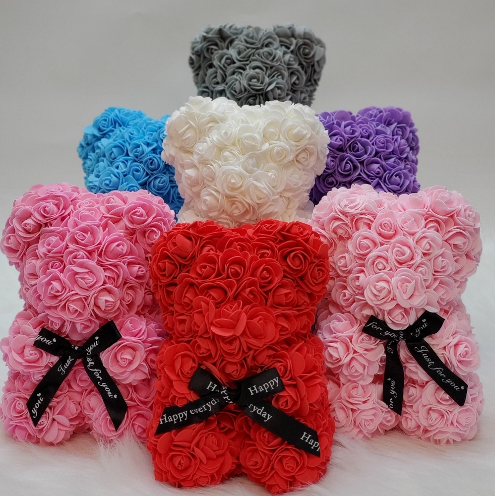 Forever Rose Bear